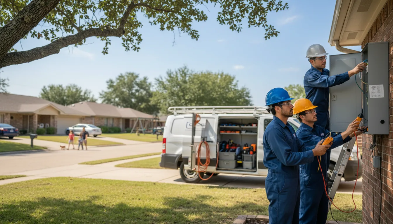 Certified electrician providing emergency electrical services in Hixson, TN